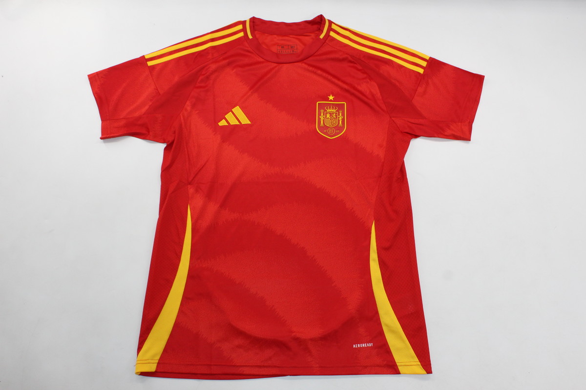 AAA Quality Spain 2024 Euro Home Soccer Jersey